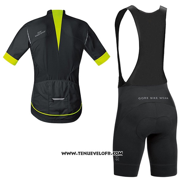 2017 Maillot Ciclismo Gore Bike Wear Power Oxygen-ws-so Noir Manches Courtes et Cuissard